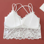 Women's Lace Non-wire Bra And Panties Set Transparent Low Rise Briefs Ultra-thin Comfort Underwear Female Bralette Lingerie Set