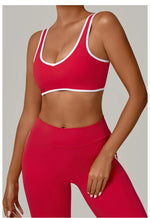 Breathable Sports Underwear Anti-Sweat Fitness Top Women Yoga Bra Shockproof Crop Top Push Up Running Sport Bra Gym Workout Top