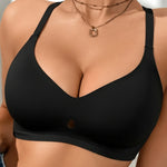 Ladies' Winter Bralettes | 3D Soft Air Support, Women's Seamless Wireless Sports Bras - Push-Up Design Everyday Basic Bras