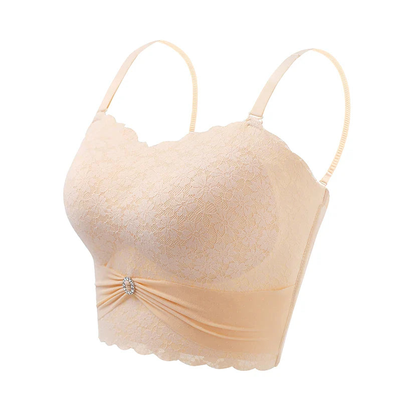Seamless Solid Without Straps Bralette Lingerie Plus Size 5XL Women Sexy Strapless Bra Invisible Bra Push Up Bra M-5XL Underwear