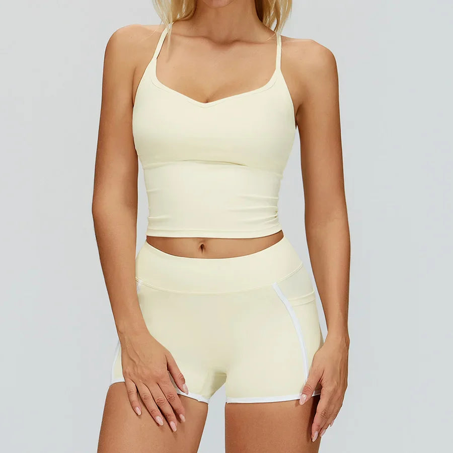 Women Yoga Set 2/3PCS Gym Clothes Long Sleeved Sportswear Yoga Suits Fitness Tracksuits Sport Outfits Crop Tank Bra Gym Leggings