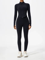 Hearuisavy Summer Ultra-Soft Fabrics Tight Sports Jackets Women Zipper Gym Yoga Clothes Female Quick-Dry Long Sleeve Sportswear
