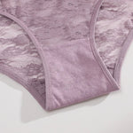 FINETOO 3PCS Women Lace Panties Sexy Hollow Underpants Sexy High Waist Lace Panty Elegant& Romantic Ladies Breathable Underwear
