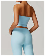 Strapless Yoga Vest for Women Underwear Sexy Beautiful Back Sports Bra for Women's Gym Shock-absorbing Quick Drying Fitness Top