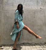 Beach Cover Ups for Swimwear Women Black Tie Dye Kimono Swimsuit Cape Summer Dress 2022 Beachwear Outfits Sales