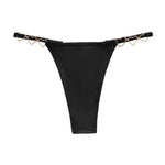 1pcs Women Sexy Thongs Low Rise Lady G-string Heart Decoration Erotic Intimate Lingerie T-Back New Fashion Cotton Crotch Panties