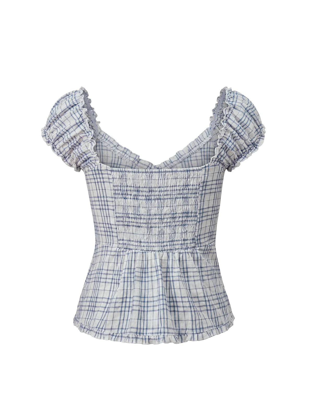 Women Summer Tops and Blouse Short Sleeve Square Neck Button Down Shirts Y2K Retro Casual Daily Streetwear