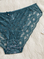 Single of Women's Underwear Set Sexy Lace Patchwork with Push Up Bra Romantic Sheer Women's Panties