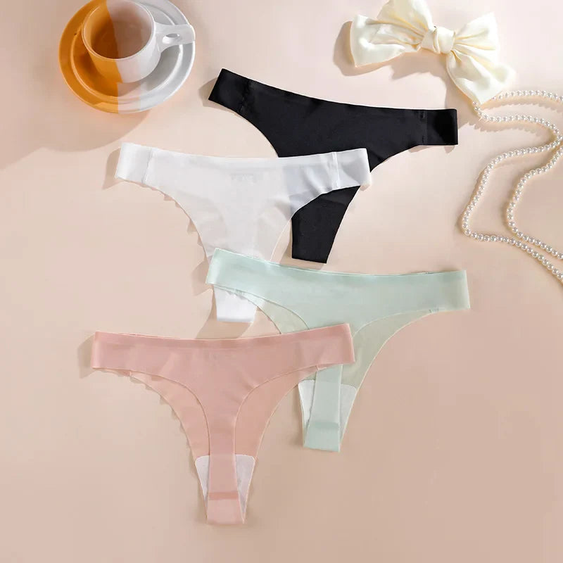 Seamless Sexy Women Panties Underwear Thong Intimates G StringLadies Low-Rise Briefs Female Panty Set Lingerie Size S-XL