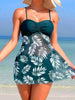 2024 Short Dress Tankini With Shorts Swimsuit Women Swimwear Female Padded Printed Bathing Swim Suit Swimming Beachwear Summer test