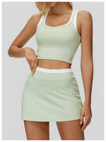 Color Blocked Fitness Bra Workout Tops Gym Underwear Fitness Sports Bras Athletic Sport Bra Women Backless Gym Yoga Crop Top