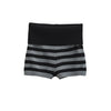 Spring Striped Knitted Shorts Fashion Striped Elastic Waist Versatile Straight Casual Knitted Shorts For Woman Fashion 4Z0M test