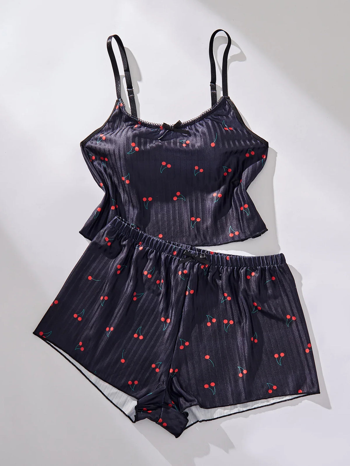 Ladies Sleepwear Set Strap Top And Short Pants Home Clothes Comfortable Soft Material Women's Nightgown Outfit