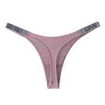 Letter Sexy Panties Women Thongs Rhinestones Diamonds G-string Sports Thong Low Waist Shorts Briefs T-back Fitness S-XL