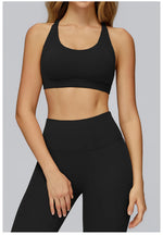 Women Sports Bra Back Cross Top Push Up Fitness Yoga Bra Underwear Sport Tops For Women Breathable Running Vest Bralette Gym Bra