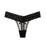 Sexy Girls Briefs Thong Women Panties Lace G String Transparent Underwear Low Waist Seamless Female Lingerie
