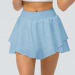 Summer Golf Skirt Women High Waist Running Outdoors Tennis Sport Skirt Pockets Fitness Gym Casual Shorts Athletic Workout Skirts