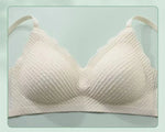 New Top Lace Seamless Women's Underwear Small Chest Gathered Non-slip No Steel Ring Sexy Sling Beautiful Back Bra Thin Section