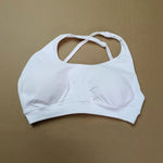 NCLAGEN Asymmetric Sports Bra High Support Backless Gym Top Women Halter Fitness Running Workout Clothes Sexy Seamless Underwear