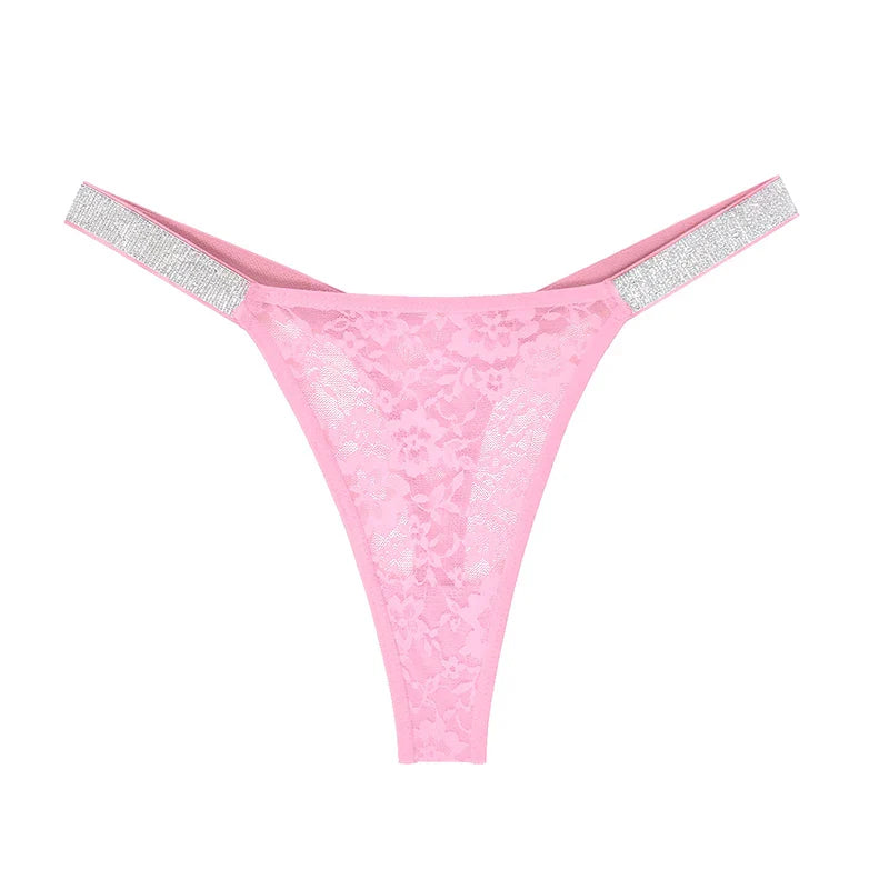 1pcs 2025 Low Rise Sexy Lace Women G-string Sexy Lingerie Comfortable Soft Lady Thongs Erotic Elegant Female Underwear Panties