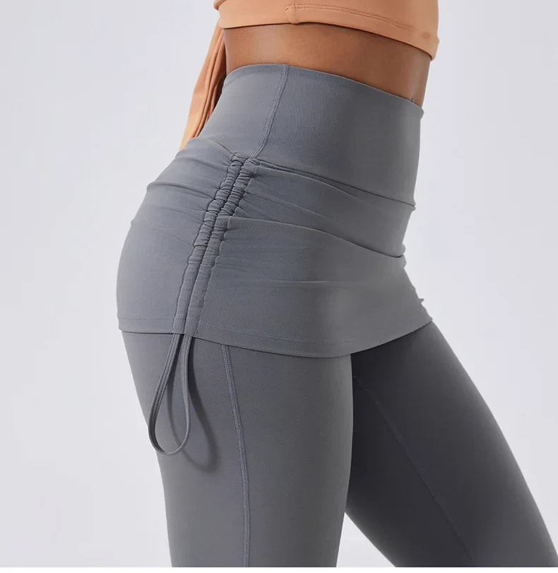 Flare Leggings Women Yoga Pants Bell-bottoms Yoga Trousers High Waist Fitness Pants Stretch Gym Wide Leg Yoga Leggings