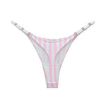 Seamless Sexy Thong Women Underwear Briefs Panties Zebra Flower Low Rise Luxury Metal Buckle G String Bikini Girls Female Panty