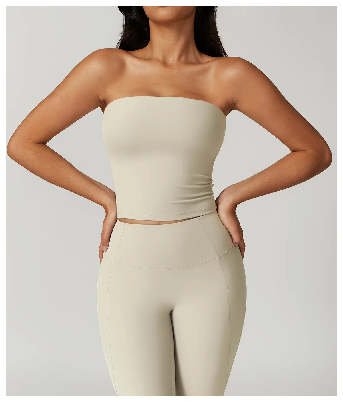 Strapless Yoga Vest for Women Underwear Sexy Beautiful Back Sports Bra for Women's Gym Shock-absorbing Quick Drying Fitness Top