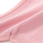 3Pcs/set Women Cotton Waffle Style G-string Panties Ladies Soft Thongs Female S-XL Low-Rise T-Back Panties Bikini Underwear 2023