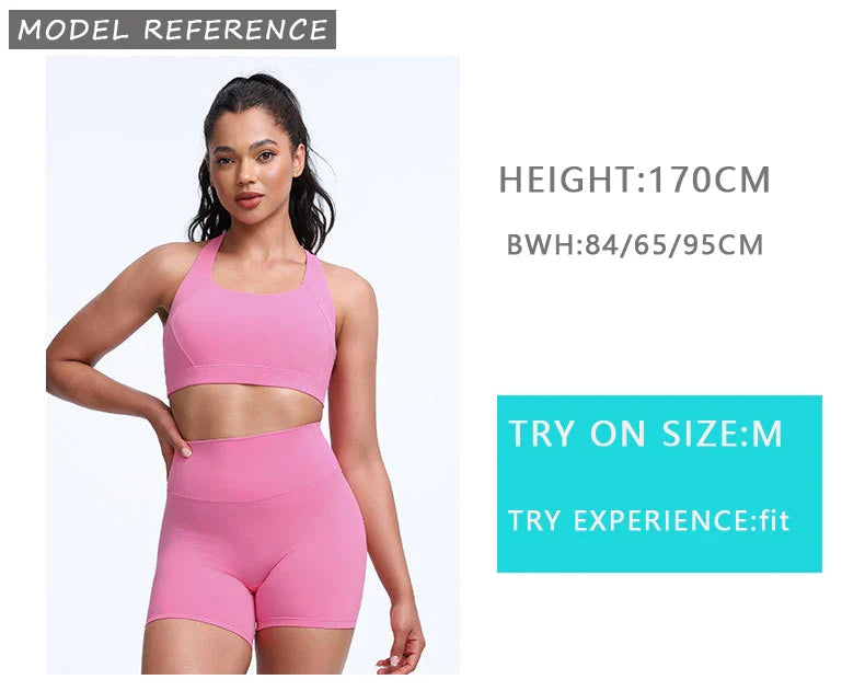 DIAS FIT JOY Cloud feeling wide shoulder strap cross beauty back removable padding sports bra Pilates cycling fitness