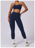 Gym Sport Bra Halter Sports Bra Anti-sweat Breathable Yoga Bra Shockproof Crop Top Fitness Top Push Up Workout Top Women