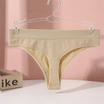 3PCS Seamless Women's Lingerie Female Thongs Sexy Underwear Low-Rise Underpant Women's Panties Intimates Bikini Briefs S-XL