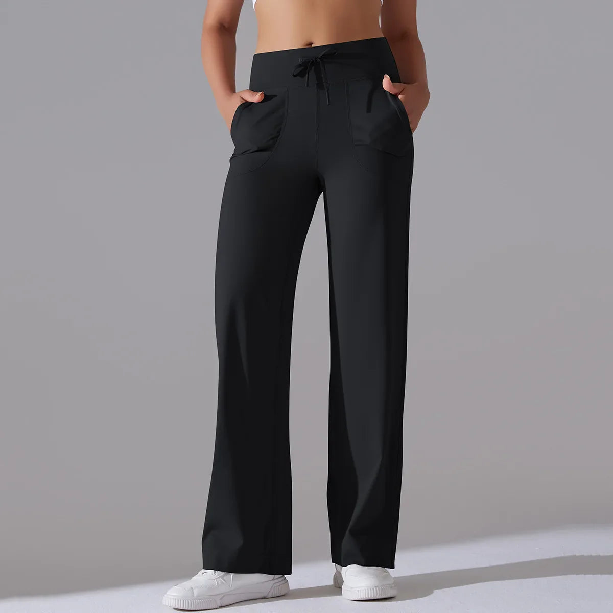 New Yoga Straight Leg Sweatpants Straight Leg Women's Loose Tracksuit Pants Wide Leg Outdoor Gym Running Casual Tracksuit Pants