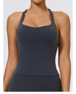 Hearuisavy Summer Woman Sports Vest I-Back Strap Design Gym Sportswear Breathable Quick Dry Fitness Tank Top Running Yoga Top