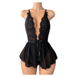 See Through Deep V Sexy Underwear Women One-piece Exotic Costumes BodysuitDesire Night EroticSexua Temptation Hot Dress Set
