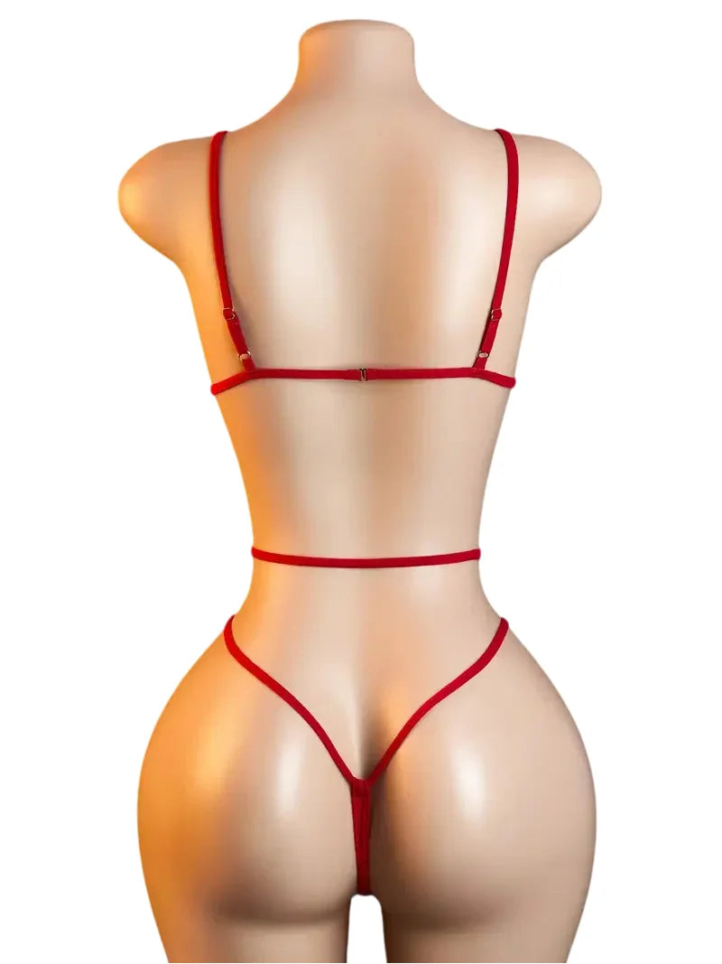 Teddy Sexy Crotchless Bodysuits Women Lingerie Bra Sets Transparent Babydolls Nightwear Erotic Set Deep V Seductive Underwear