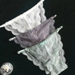 Lace Thin Sexy Girls Panties Women Briefs Thong Hollow Out G String Seamless Underwear Transparent Female Low Waist Lingerie