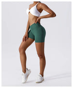 Summer Seamless High Waist Yoga Shorts Elasticity Sports Leggings Women Breathable Cycling Shorts Buttock Lift Gym Shorts Women