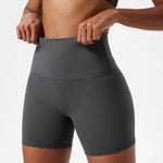 Hearuisavy Summer Soft Sports Shorts Buttock Lift Gym Leggings Women High Waist Yoga Shorts Women Running Cycling Workout Shorts
