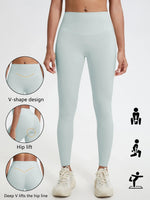 Hearuisavy Summer Super Soft Fabrics High Waist Leggings Gym Yoga Pants Running Workout Tights Push Up Sports Leggings Women