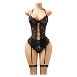 18 Sexy Erotic Lingerie Women Bra And Panty Garters See Through Lingerie Sets Role Play Female Thin Sexy Bras Underwear Set