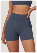 High Waist Shorts Seamless Yoga Shorts Workout Fitness Lift Peach Butt Fitness Tight Gym Running Body Shaper Pants Ribbed Shorts