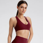 NCLAGEN Softmotion Bralette Sports Bra High Support Women's Gym Clothes Pilates Yoga Tank Tops Y-back Push Up Fitness Underwear