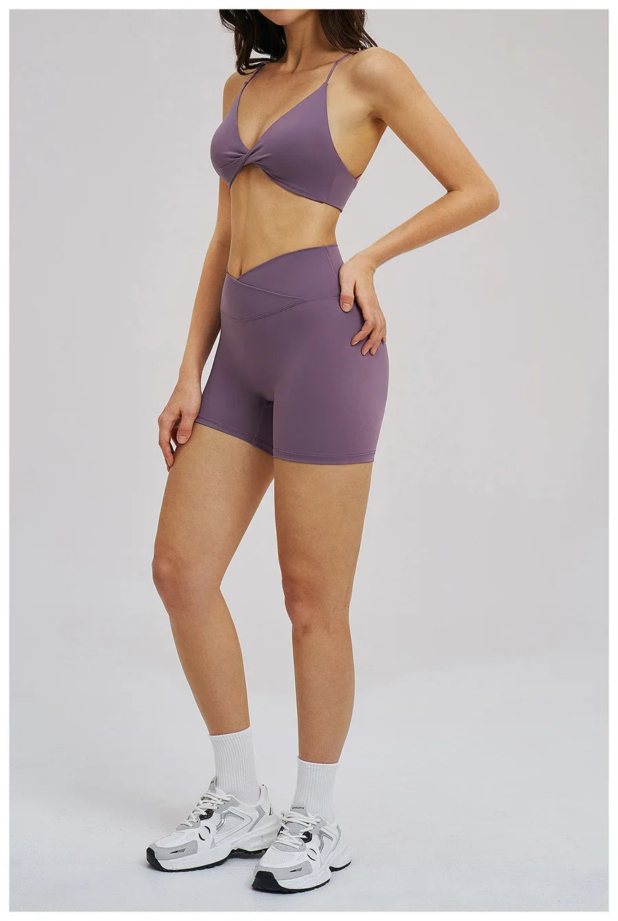 Women 2 Piece Gym Workout Set Female Bra Yoga Shorts Vest Fitness Wear Quick-DrySports Bra Suits Sportswear Tracksuit Outfits