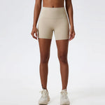 Hearuisavy Summer Soft Sports Shorts Buttock Lift Gym Leggings Women High Waist Yoga Shorts Women Running Cycling Workout Shorts