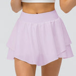 Summer Golf Skirt Women High Waist Running Outdoors Tennis Sport Skirt Pockets Fitness Gym Casual Shorts Athletic Workout Skirts