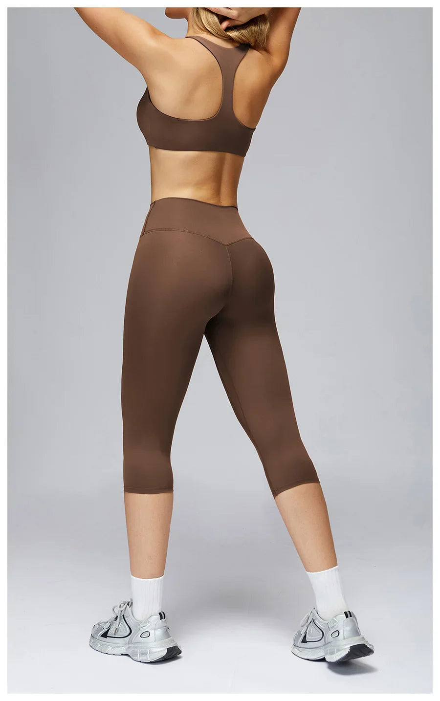 New yoga set 2 pieces gym set Women Long Sleeve Sports Shirts Sports Bra Leggings Suit Fitness Running Workout Suits Tracksuit