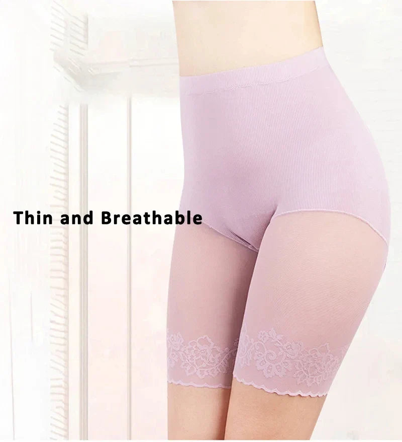 60-115 KG Plus Size Safety Short Pants Summer Women Seamless Underskirt Shorts Anti Rub Thigh Boyshorts Sexy Lace Women Boxers