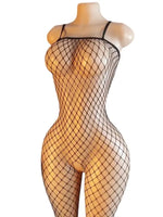 Sexy Big Loophole Open Bra BodySuits Erotic Crotchless Lingerie Women Fishnet Hollow Exposed Breast Adult Plus Size Underwear