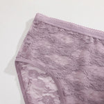 FINETOO 3PCS Women Lace Panties Sexy Hollow Underpants Sexy High Waist Lace Panty Elegant& Romantic Ladies Breathable Underwear