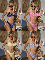 2026 Sexy Floral Twin Strap Bralette Bikini Women Swimsuit Triangle Swimwear Bathing Suits Two-piece Biquini Thong Bikinis Sets